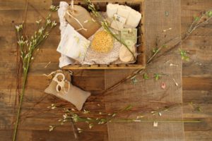Gifting several small presents together.